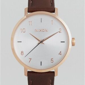 Nixon Women's Watch - Silver and Brown
